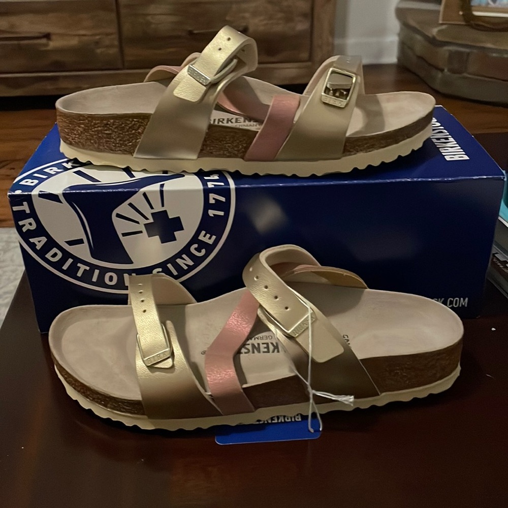 Birkenstock Salina gold asst go
